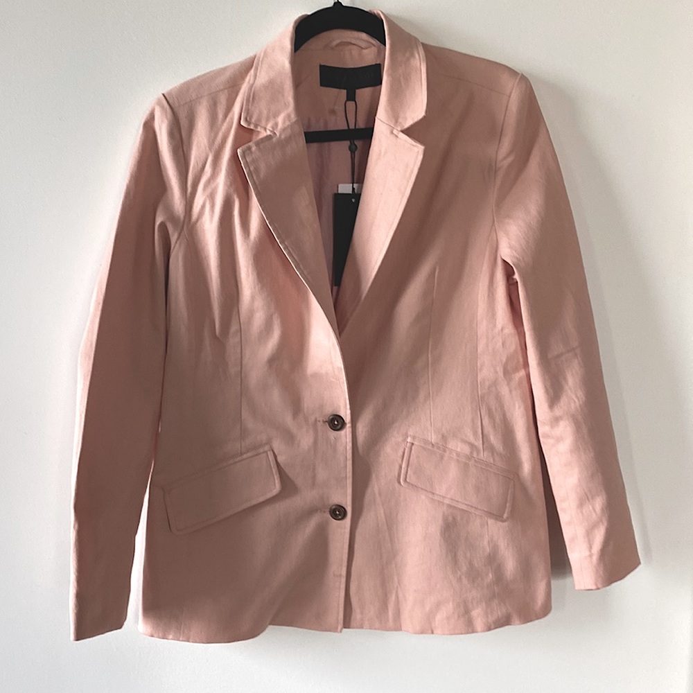 Kendall+Kylie Pink cotton blend Blazer NWT medium